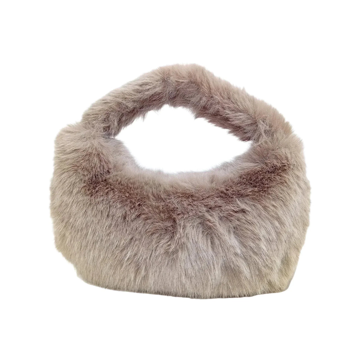Mini Hobo in Pelliccia Sintetica