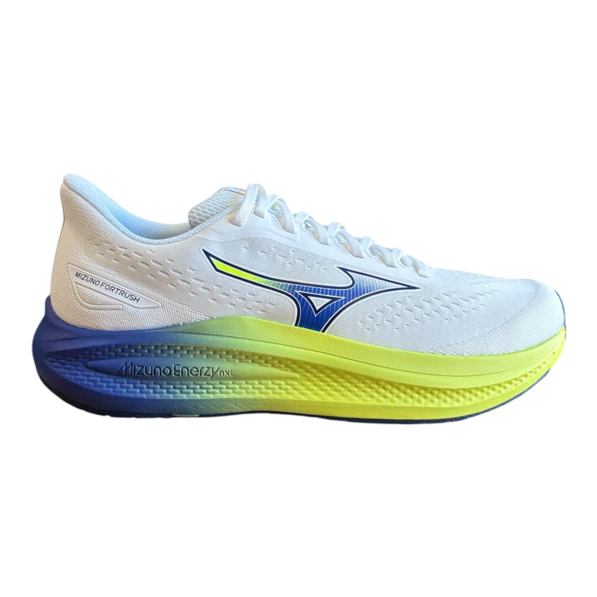 Mizuno Scarpa Running Uomo Fortrush Bianco Giallo Blu - J1GC264801