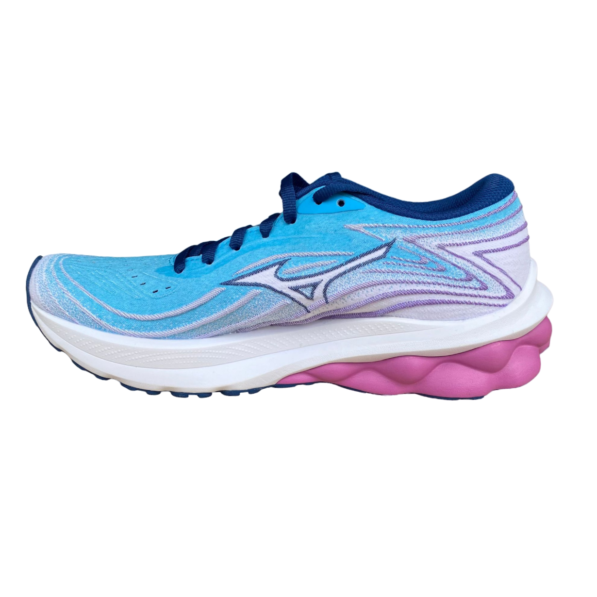 Mizuno Wave Skyrise 5 Women's Running Shoes J1GD240923 Blue Hyacinth