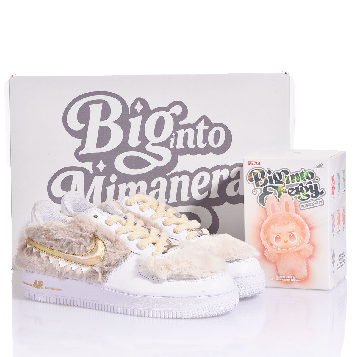 Nike Sneaker Unisex Air Force 1 Labubu POP MART Edizione Limitata