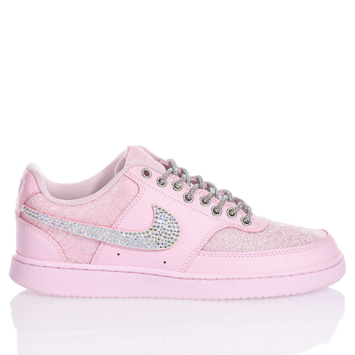 Nike Sneaker Donna Pink Foam Swarovski Rosa