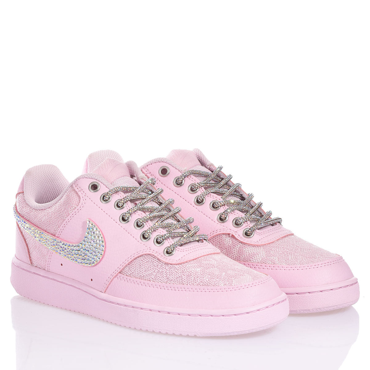 Nike Sneaker Donna Pink Foam Swarovski Rosa