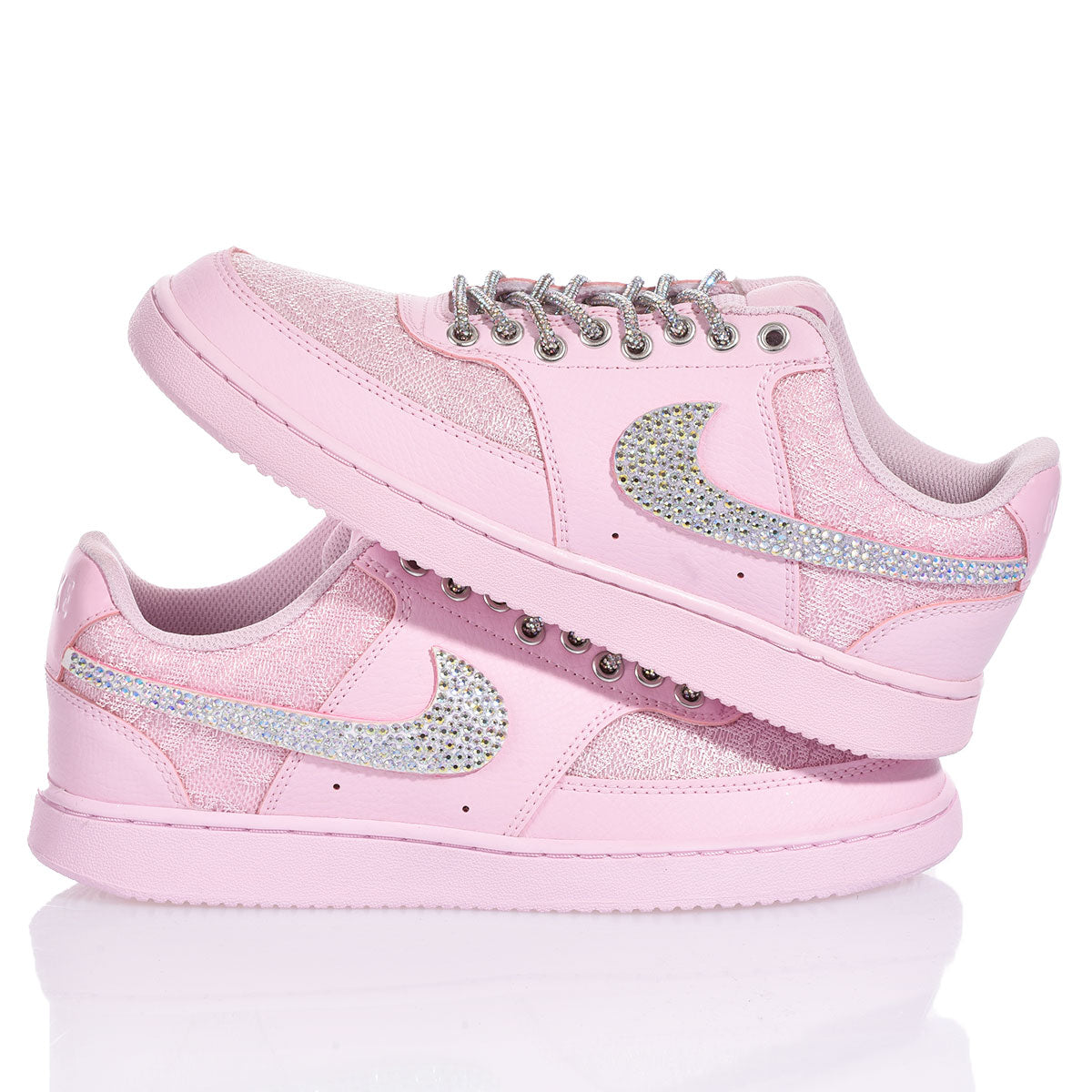 Nike Sneaker Donna Pink Foam Swarovski Rosa