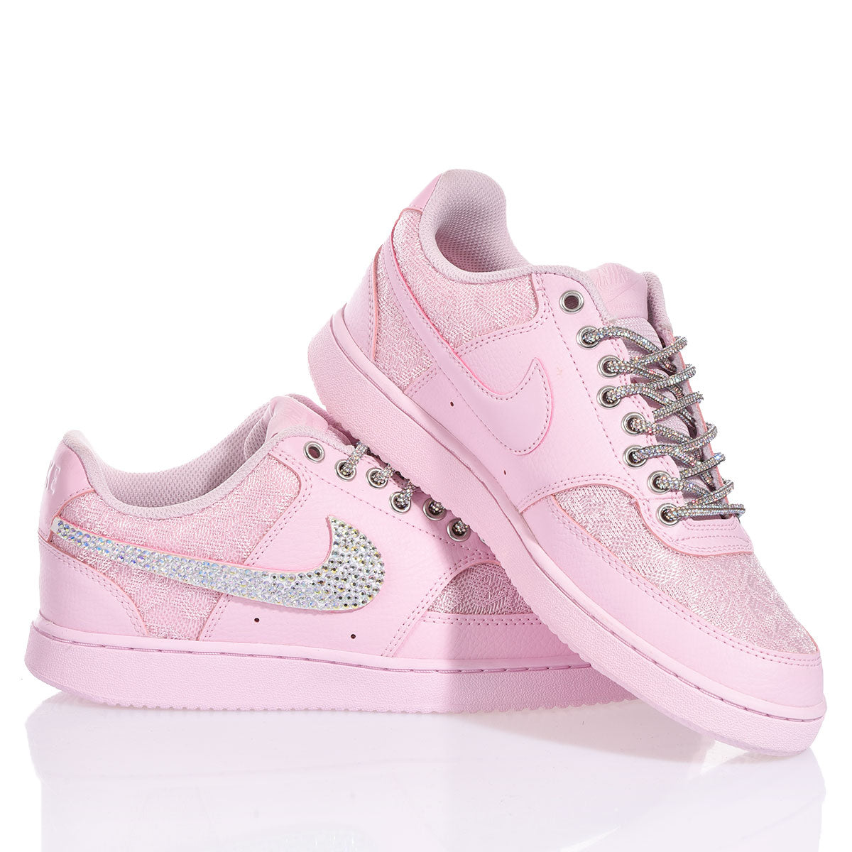 Nike Sneaker Donna Pink Foam Swarovski Rosa