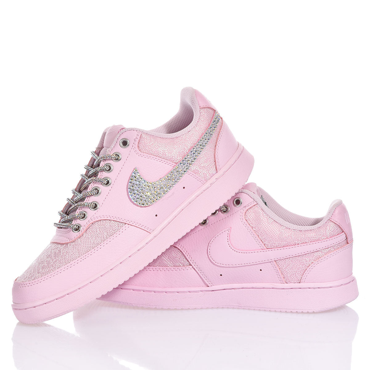 Nike Sneaker Donna Pink Foam Swarovski Rosa