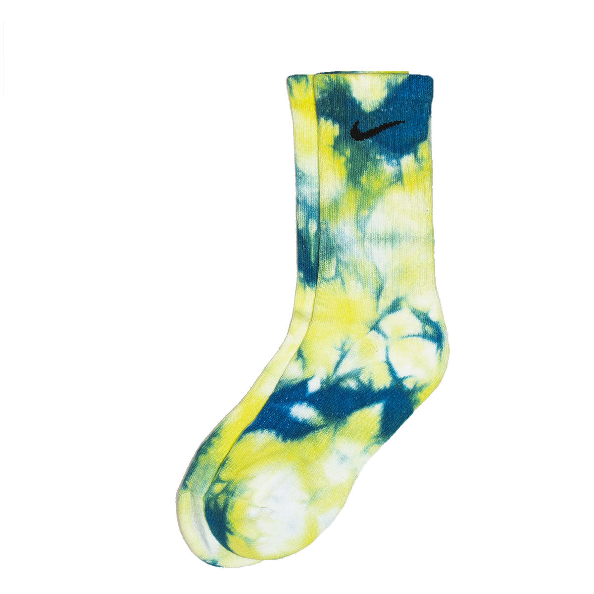 Nike Calzini Unisex Socks Ocean Lemon Tie Dye Giallo Blu