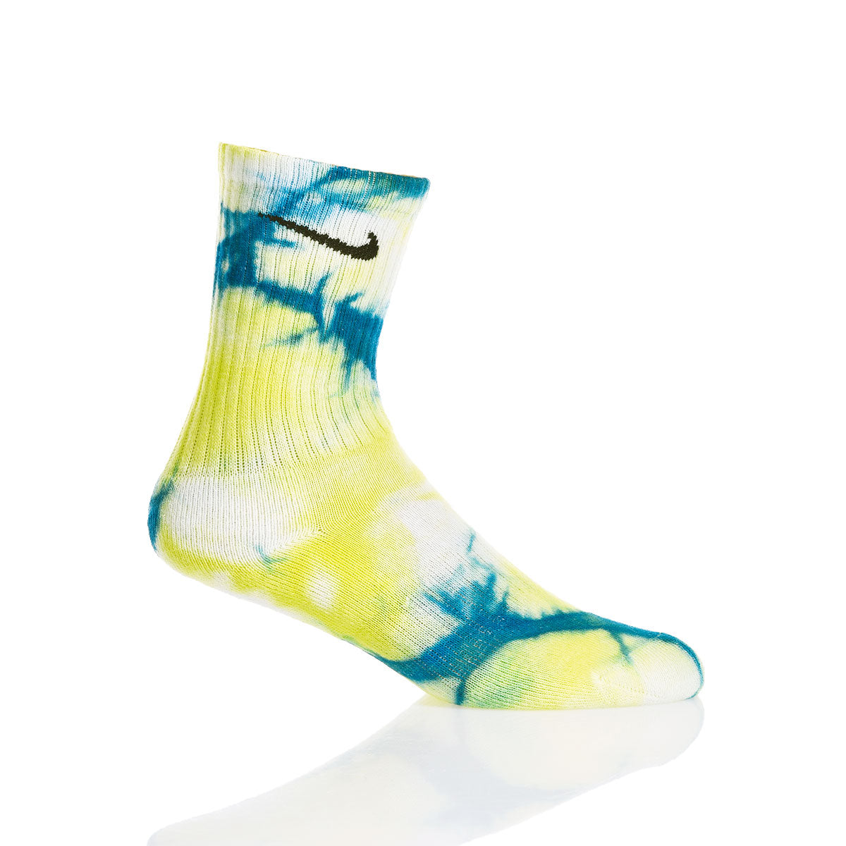Nike Calzini Unisex Socks Ocean Lemon Tie Dye Giallo Blu