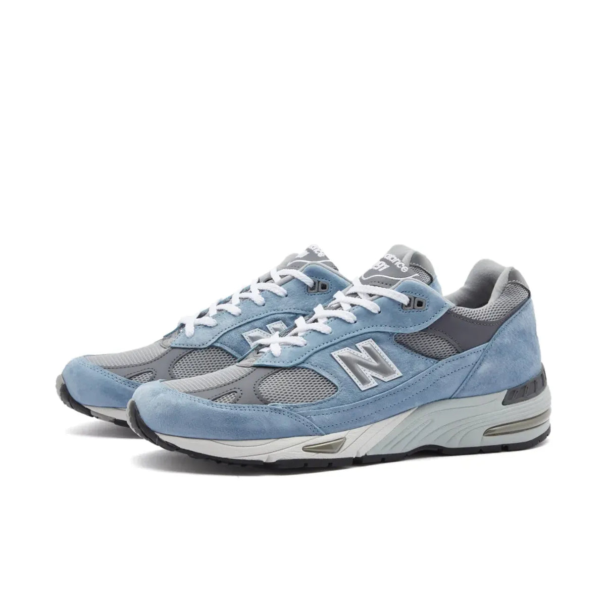 New Balance 991 Made in England Dusty Blue Alloy Smoked Pearl