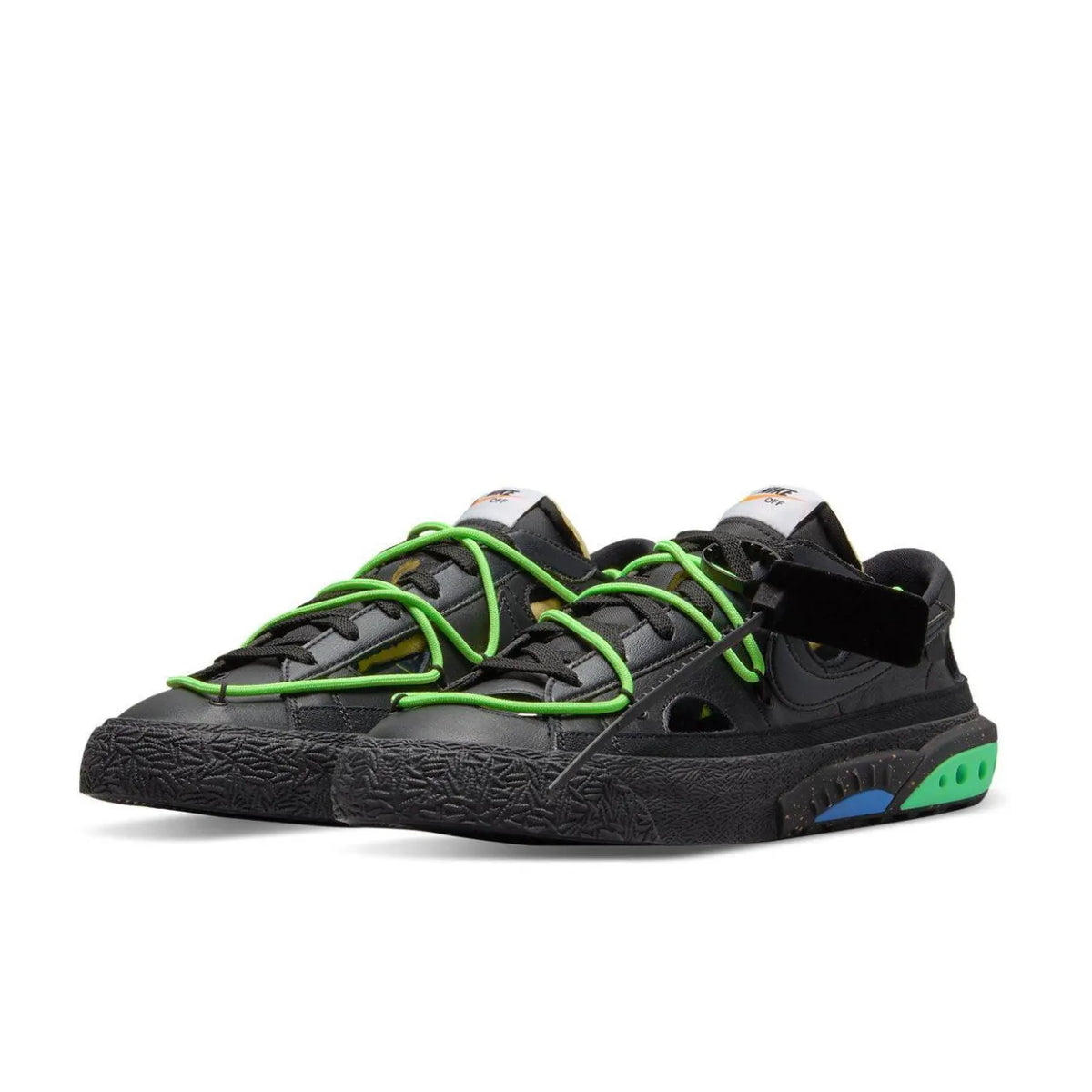 Nike Blazer Low Off White Black Electro Green