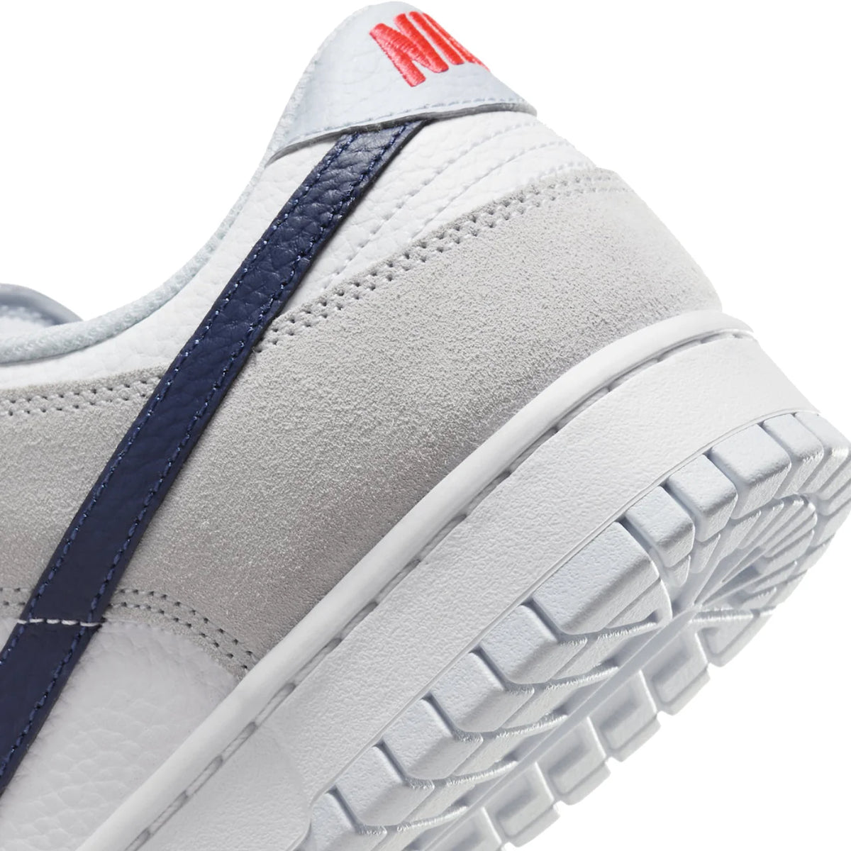 Nike Dunk Low White Grey Navy Aqua Mini Swoosh