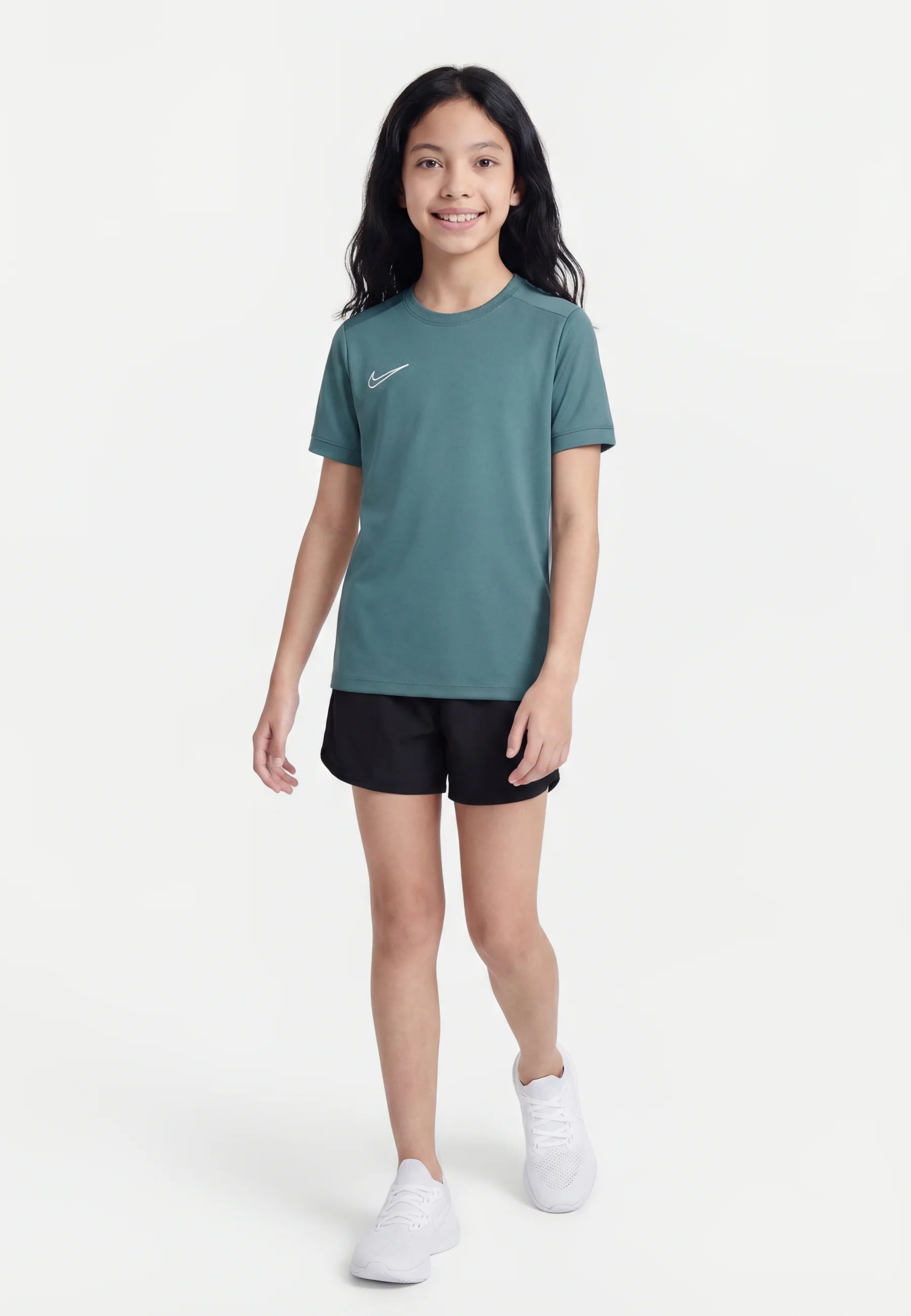 Nike Maglia Calcio Junior Manica Corta Dri-FIT Academy Mineral Slate - HJ3716-382