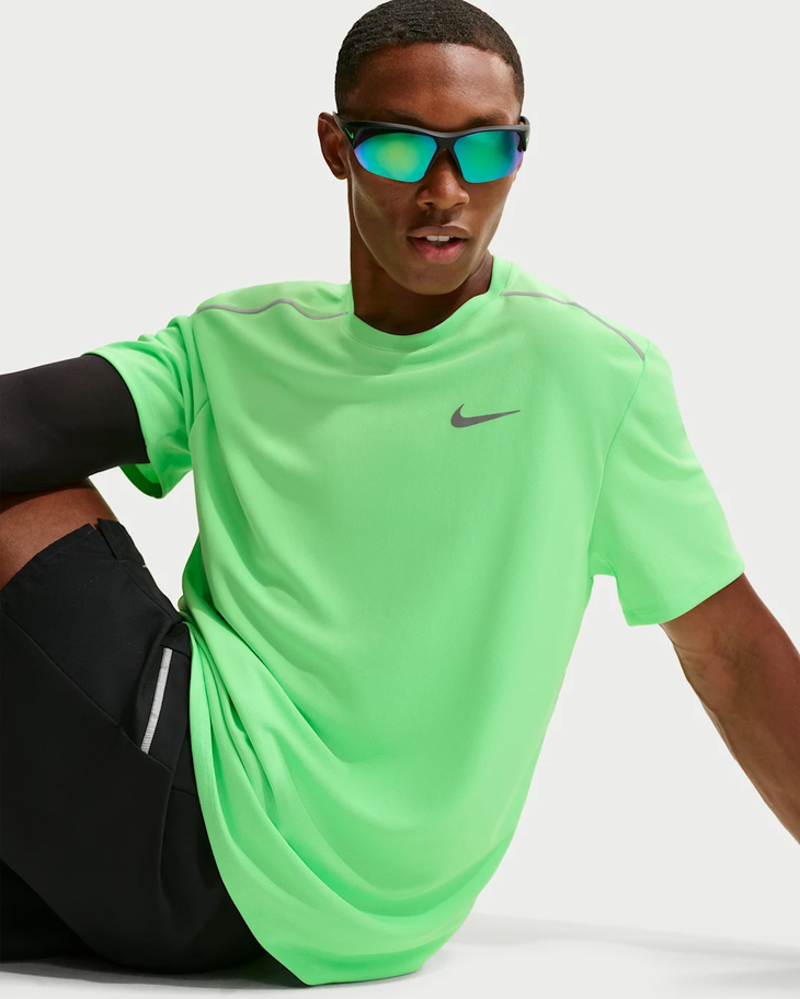 Nike T-shirt running manica corta da uomo Miler IF2082-336