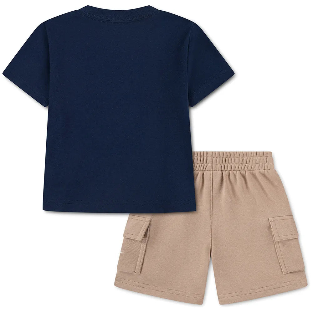 Nike Completo Sportivo Ragazzo Futura Blu Beige - 86N041-X0L