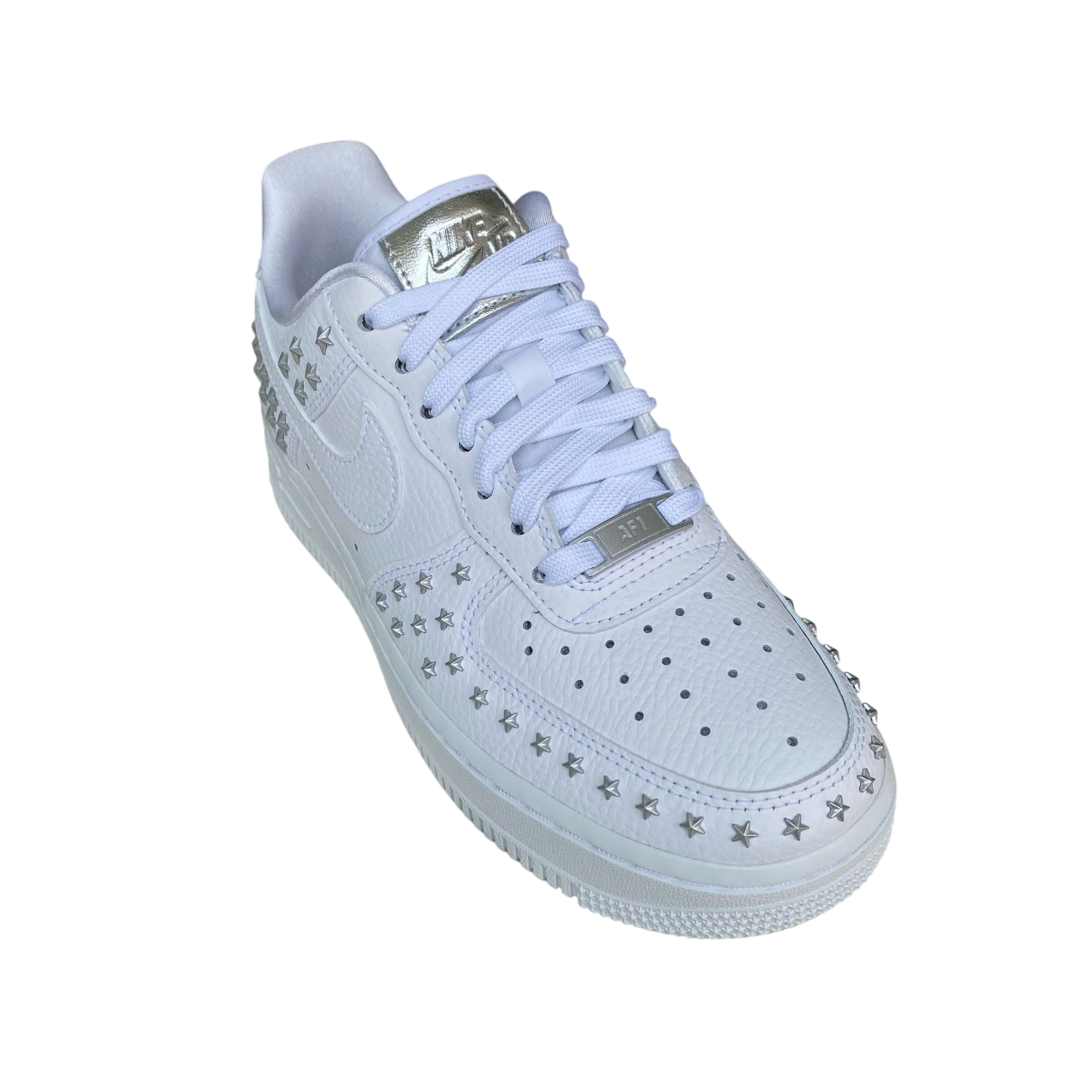 Nike Air Force 1 '07 XX Studded AR0639-100 Donna Bianco