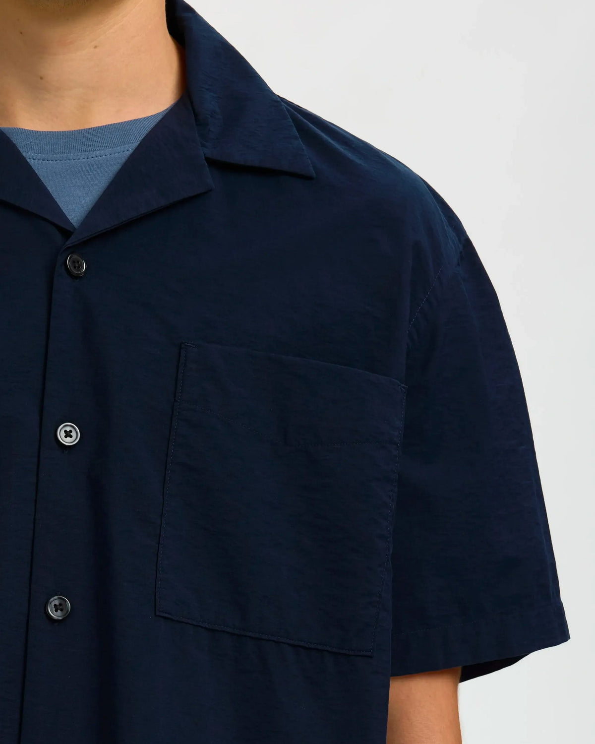 Camicia Otis Light Cotton Sky Captain