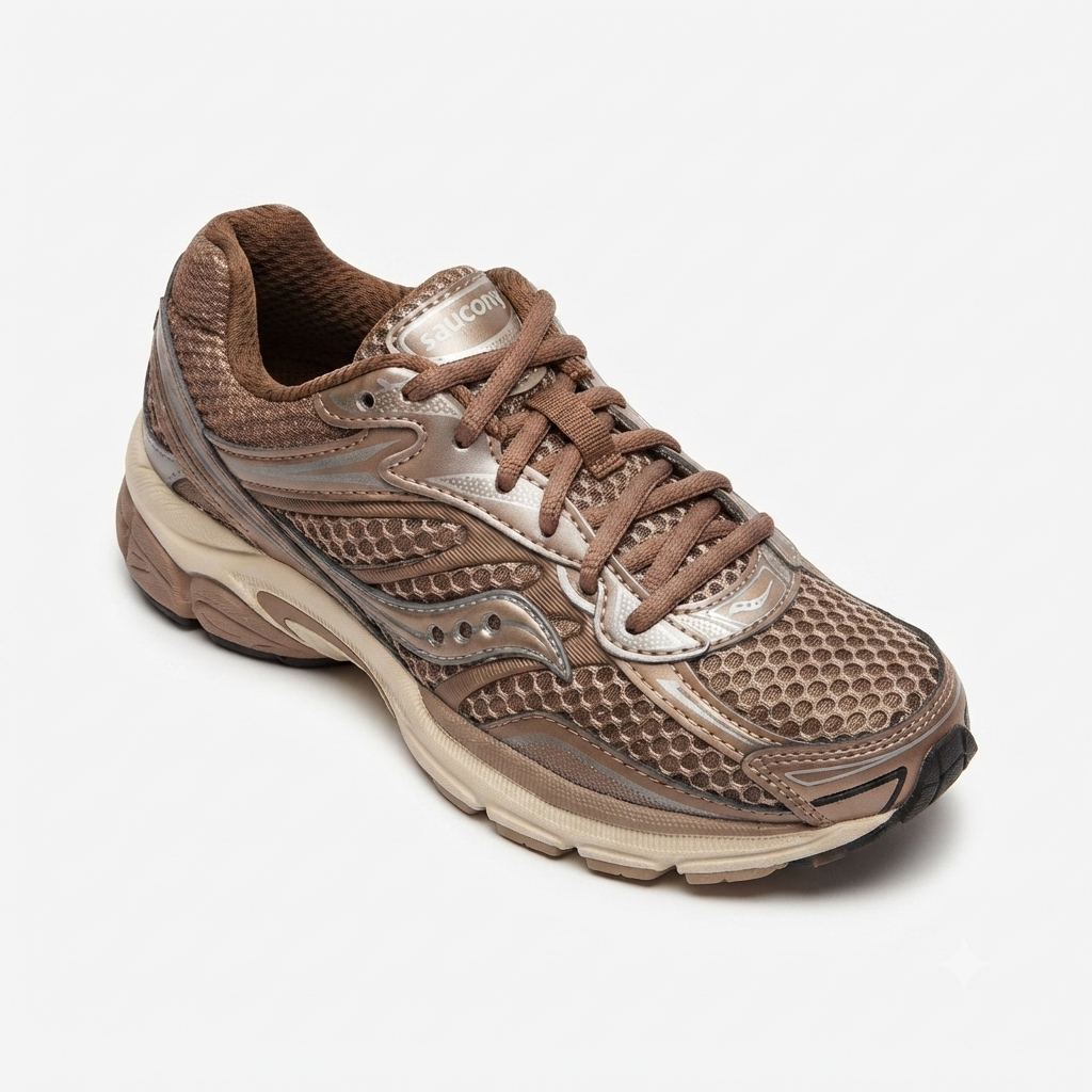 Saucony Scarpa sneakers da donna Progrid Omni 9 S101245-1139 nocciola