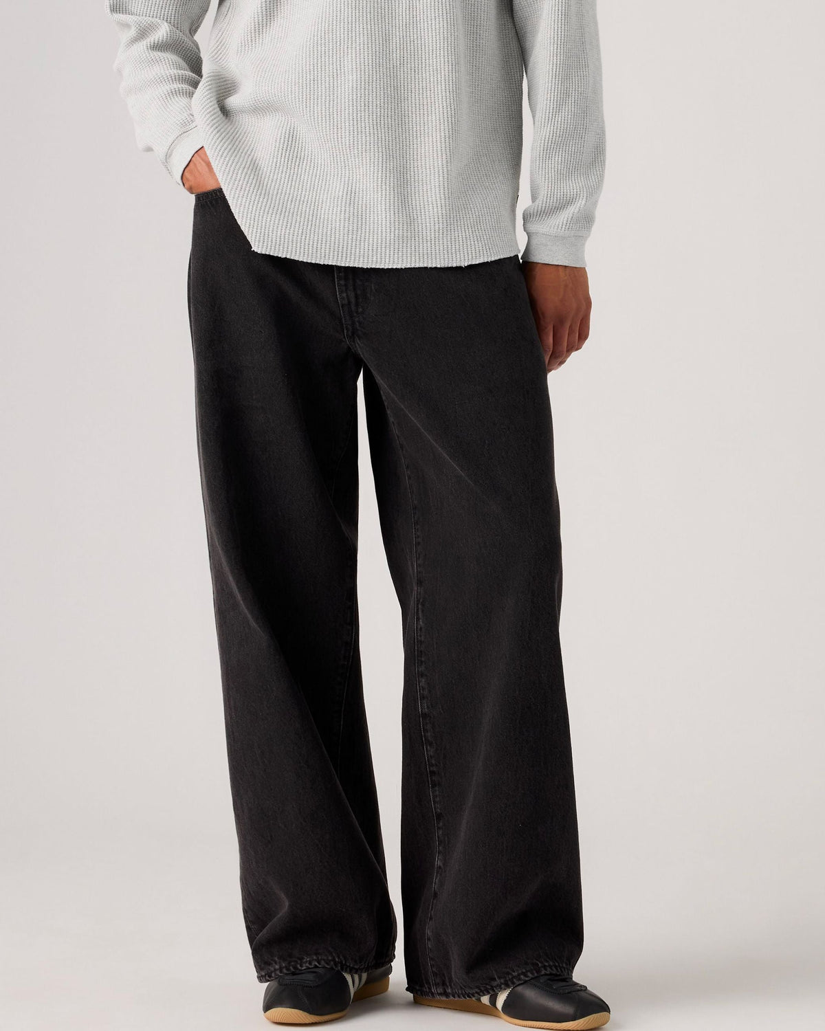 Jeans Baggy Wide Leg Better Times Nero