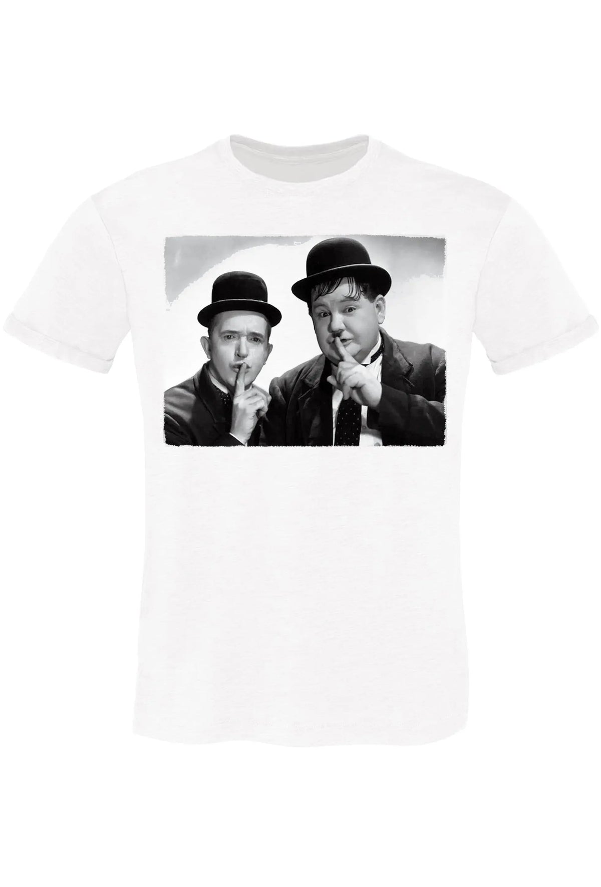 T-shirt Stanlio e Olio | Urban Slub 100% Cotone