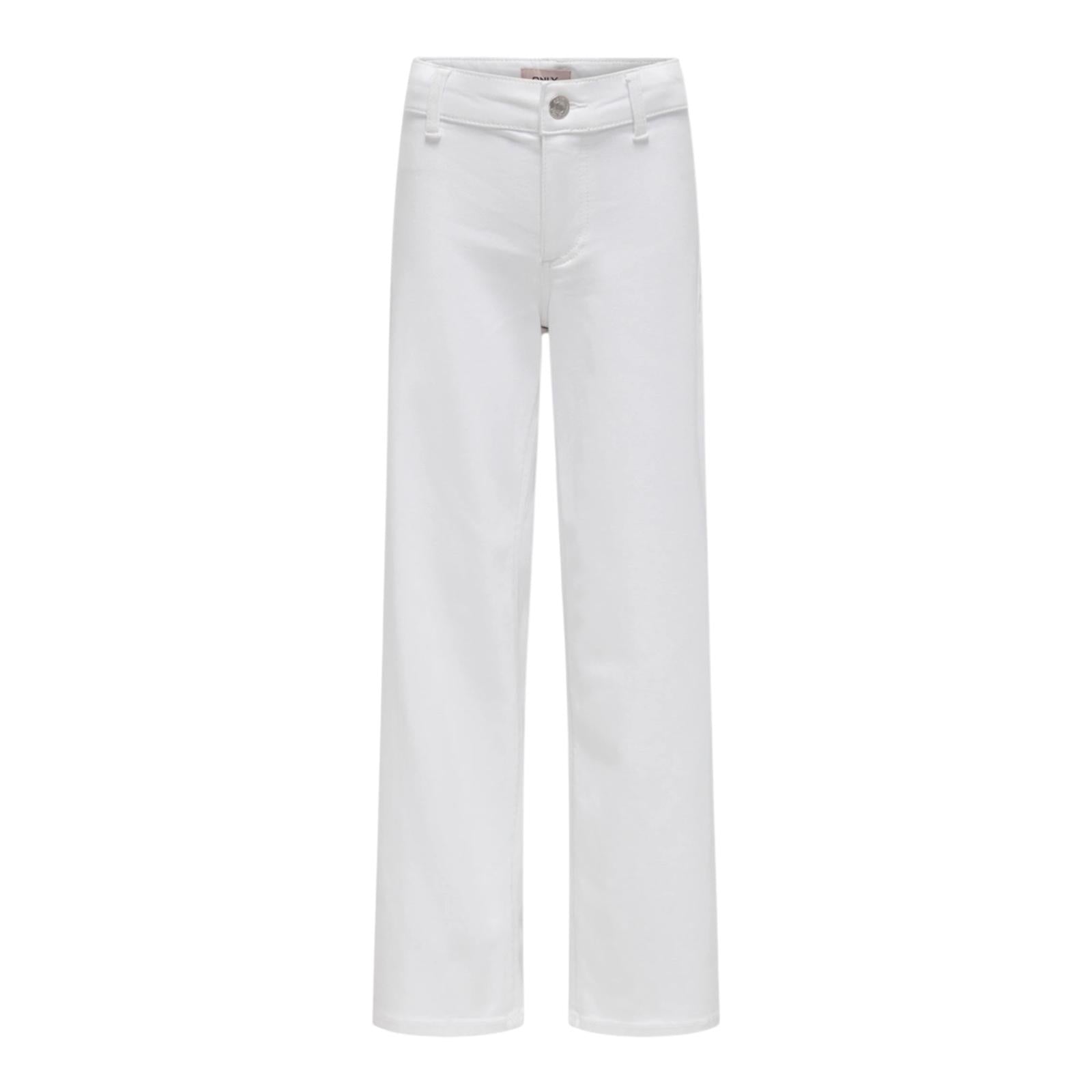 Only KOGSYLVIE 15340460 Jeans Wide Leg Ragazza Bianco