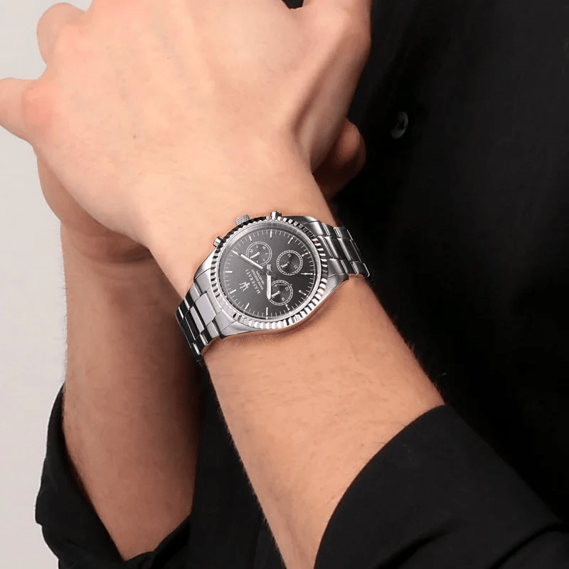 Orologio Maserati Competizione R885310023 – in acciaio con quadrante nero