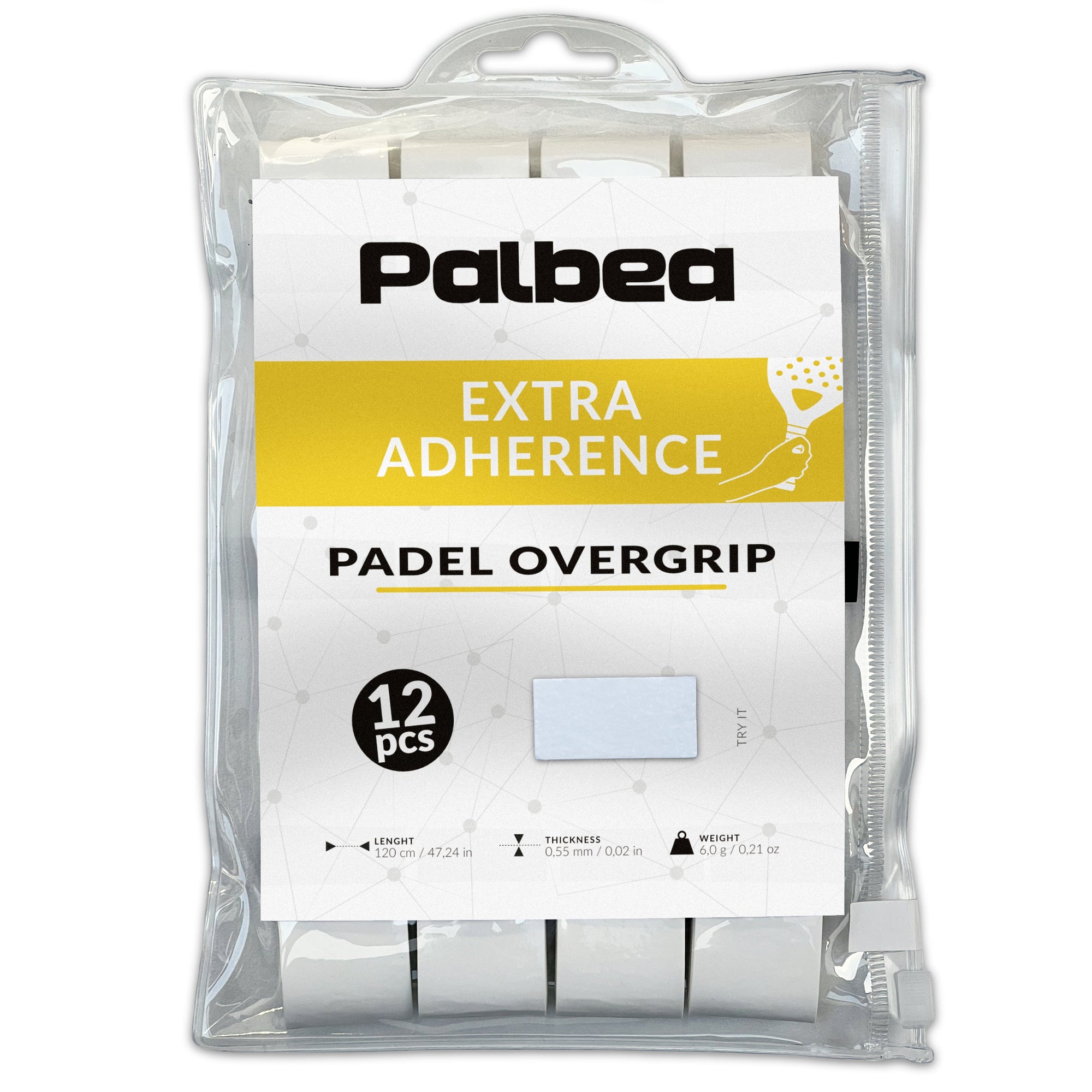 Overgrip Padel Bianco Extra Aderente