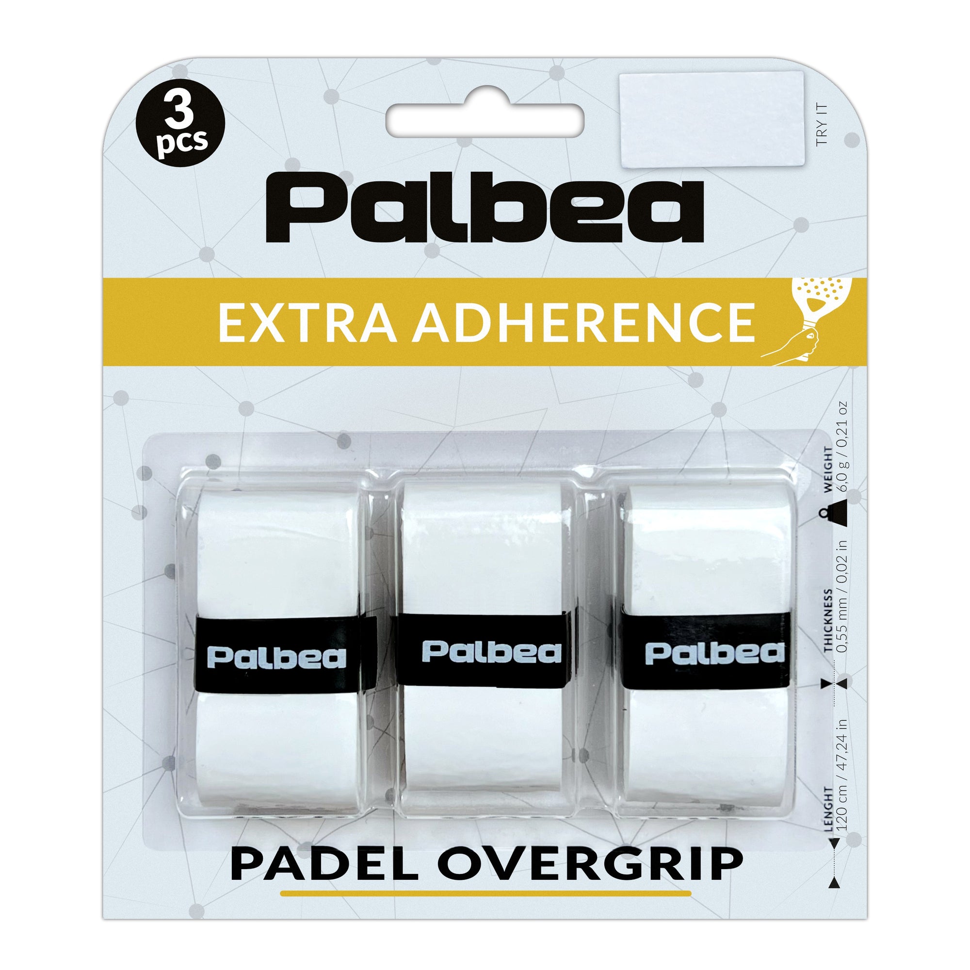 Overgrip Padel Bianco Extra Aderente