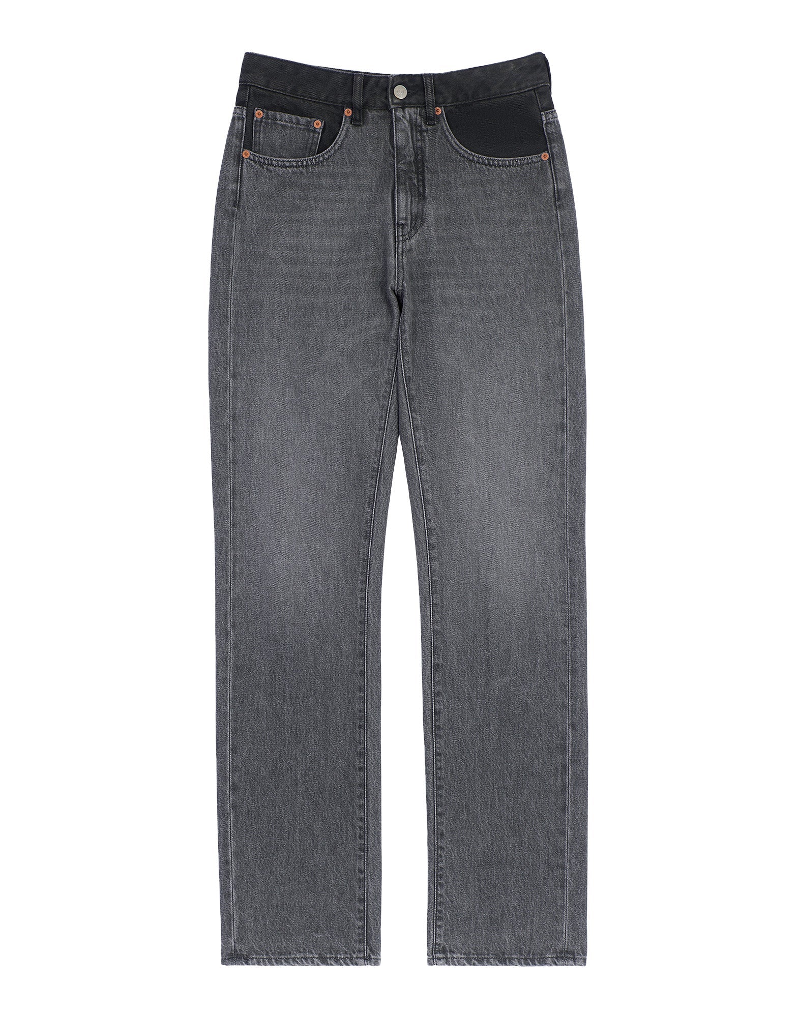 MM6 MAISON MARGIELA Pantaloni 5 Tasche in Denim Bicolore