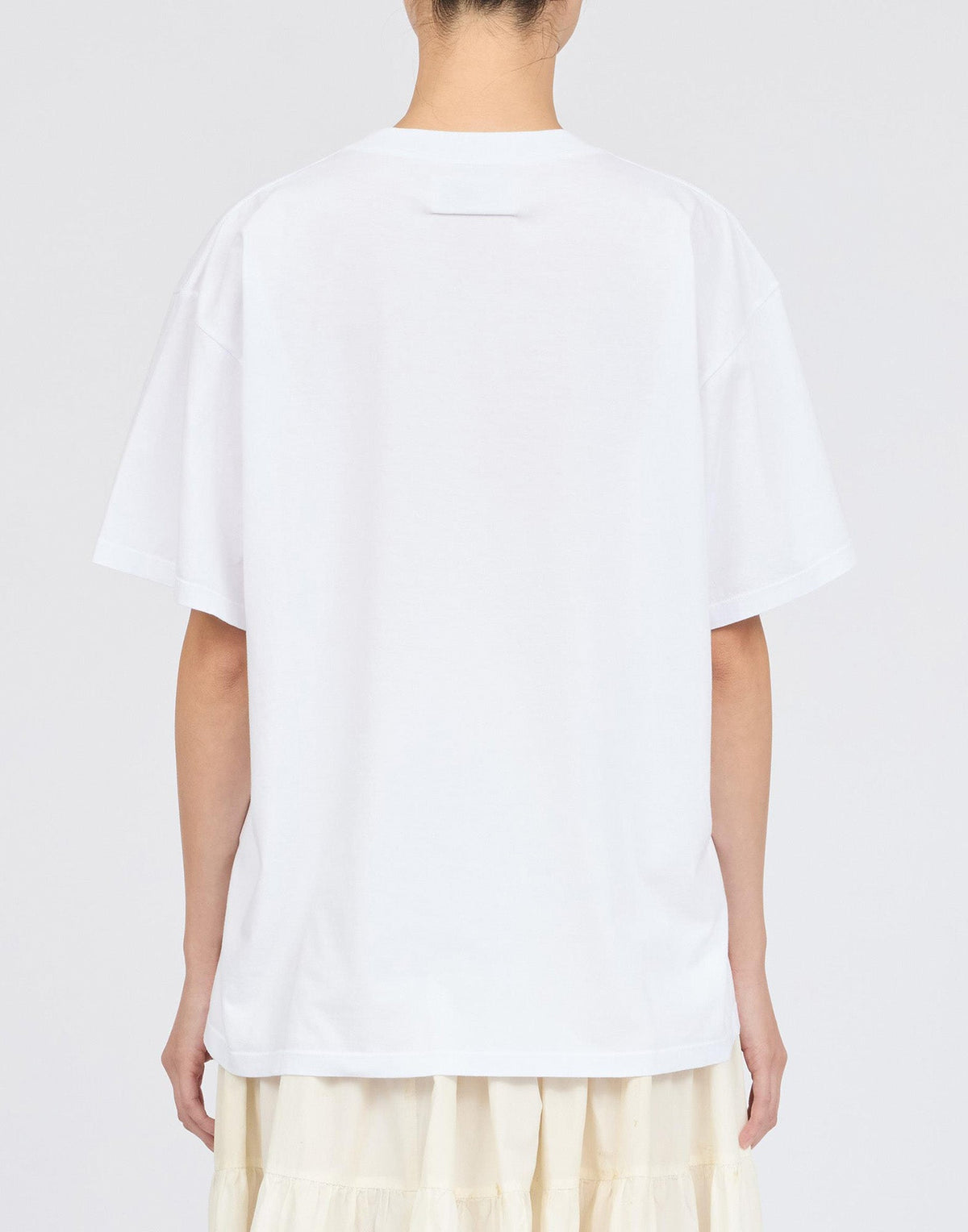 MM6 MAISON MARGIELA T-shirt con Numeric Logo Bianca