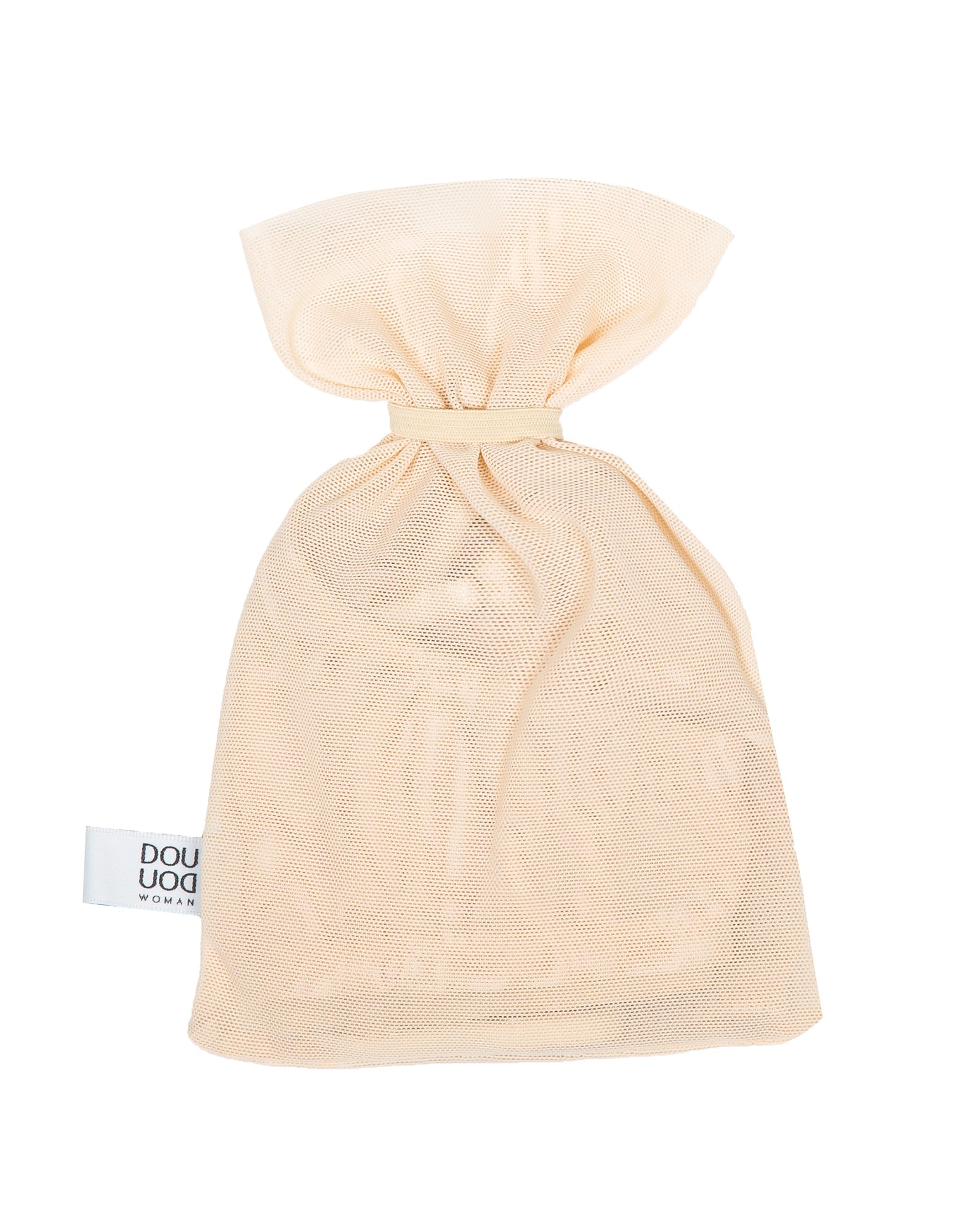 DOUUOD Slip a Brasiliana in Tulle Elasticizzato Nude