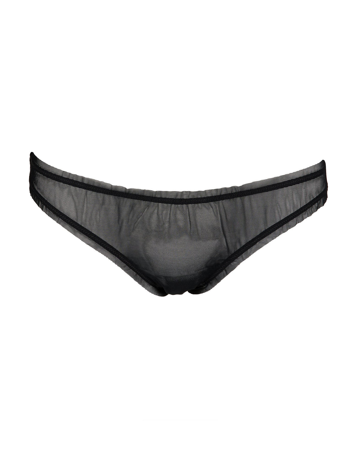 DOUUOD Slip Classico in Tulle Elasticizzato con Bordo Arricciato