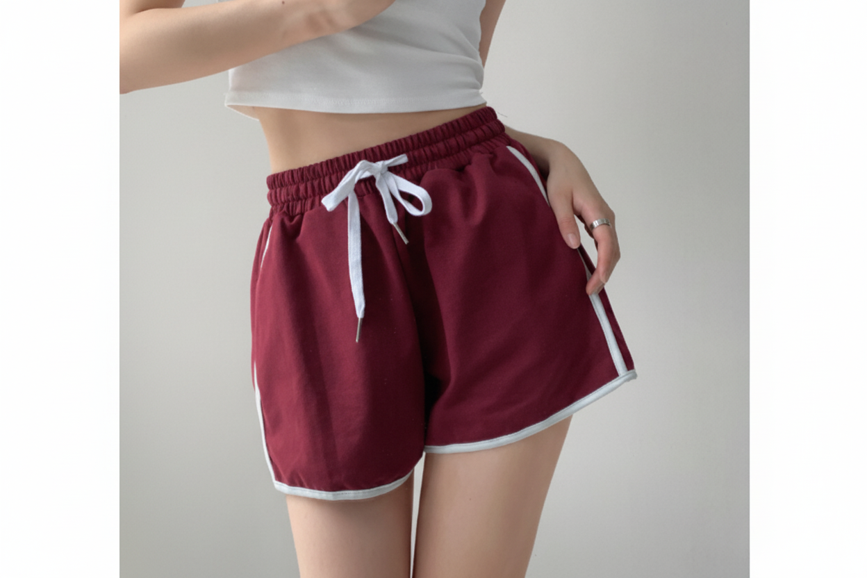 Pantaloncini Sportivi Donna Palestra Vita Alta | Shorts Fitness Donna