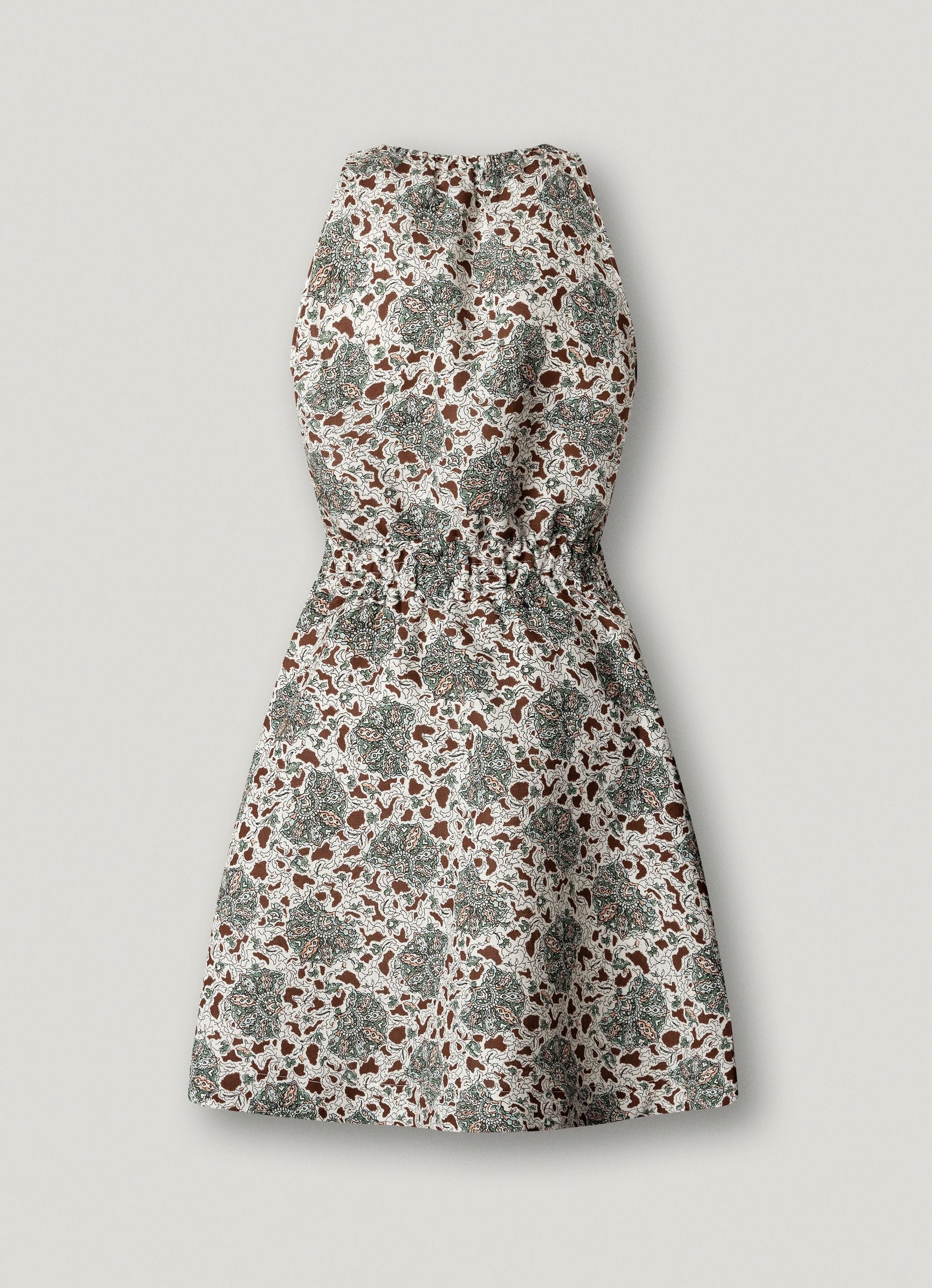 Pepe Jeans Cora PL9537778 Abito Corto Donna Verde Acqua Floreale