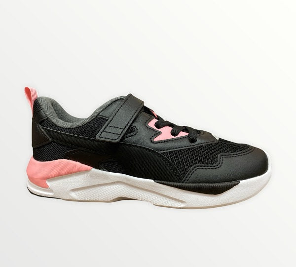 Puma girls' X-Ray Lite AC PS 374395 17 black pink sneakers