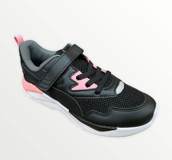 Puma girls' X-Ray Lite AC PS 374395 17 black pink sneakers