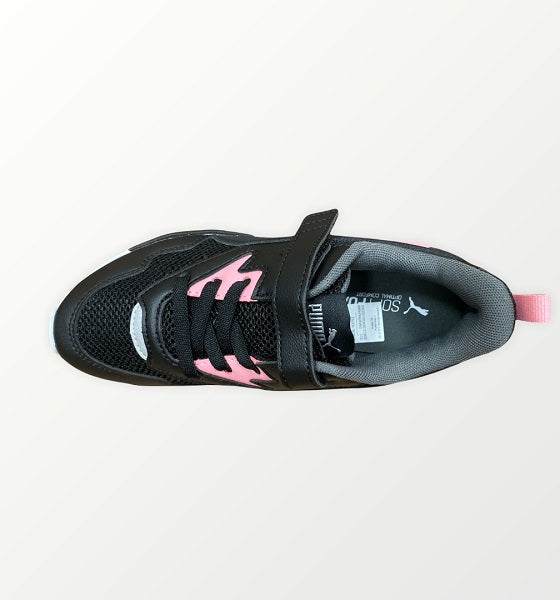 Puma girls' X-Ray Lite AC PS 374395 17 black pink sneakers