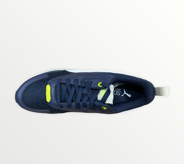 Puma boys' X-Ray Lite sneakers 374393 21 blue white yellow