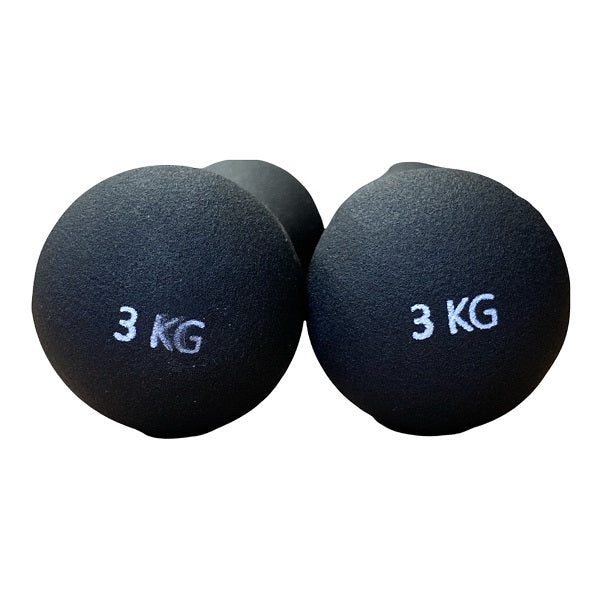 Avento Dumbbell Set 2x3kg 42DC-BLK