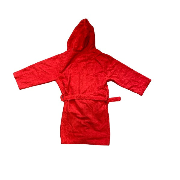 Astrolabio Boys' Microfiber Bathrobe S57D 746 Red