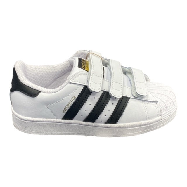 Adidas Originals children's sneakers with hook-and-loop fasteners Superstar CF C EF4838 white black