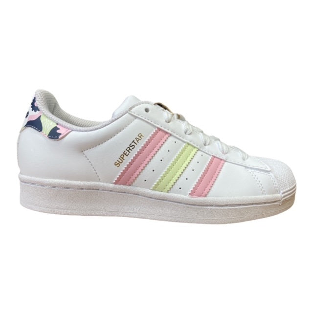 Adidas Originals girls' sneakers Superstar GY3330 white lemon pink