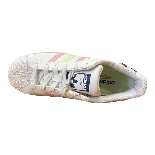 Adidas Originals girls' sneakers Superstar GY3330 white lemon pink