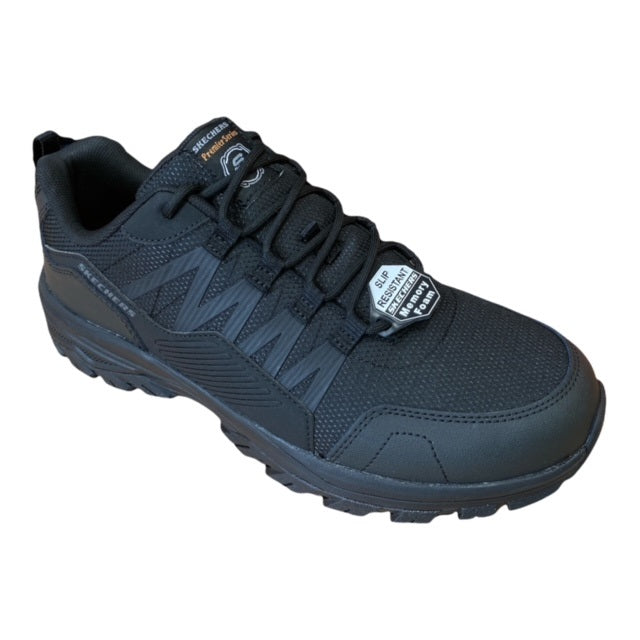 Skechers Fannter Non-Slip Work Shoe - Black