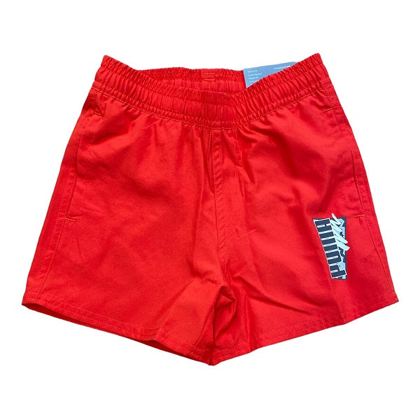 Puma ESS+ Woven 847325 11 Red Boys' Swim Boxer Shorts