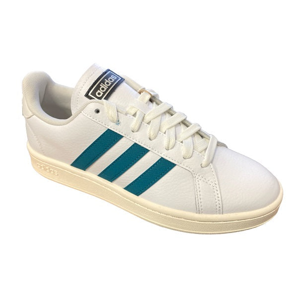 Adidas men's low top sneakers Grand Court GY3622 white green