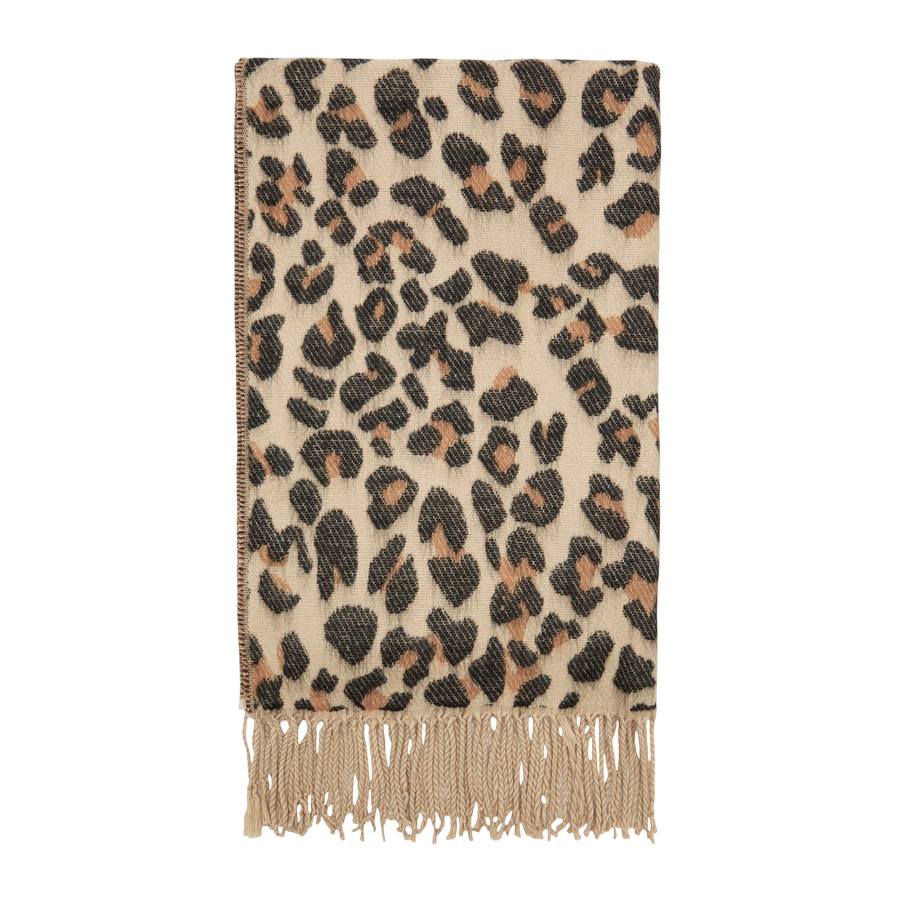 Pieces Feline animal print scarf 17116594 leopard
