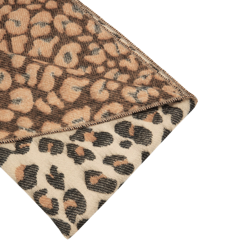 Pieces Feline animal print scarf 17116594 leopard