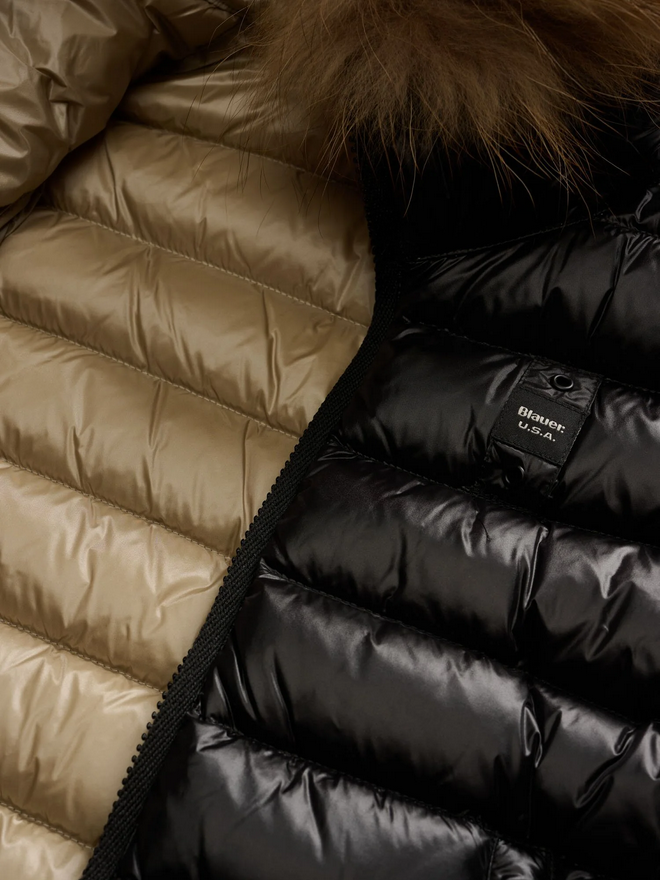 Piumino Blauer Arcadia 25WBLDC03099-006047 Nero: l'eleganza che ti protegge dal freddo