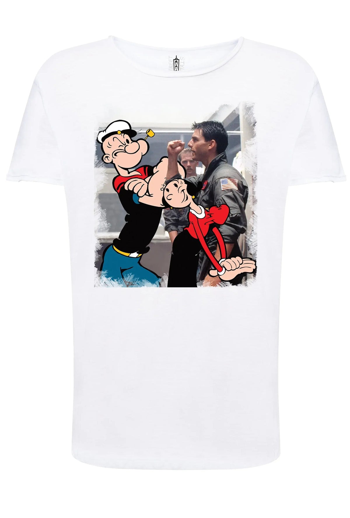 T-shirt Uomo Popeye &amp; Olivia | Street Style Cotone Bio