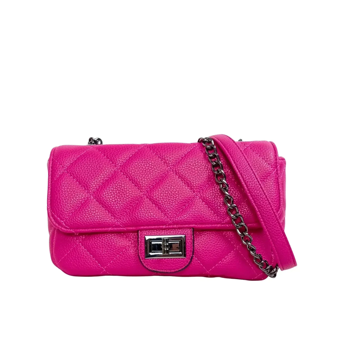 Pouch Clutch in Ecopelle con Catena