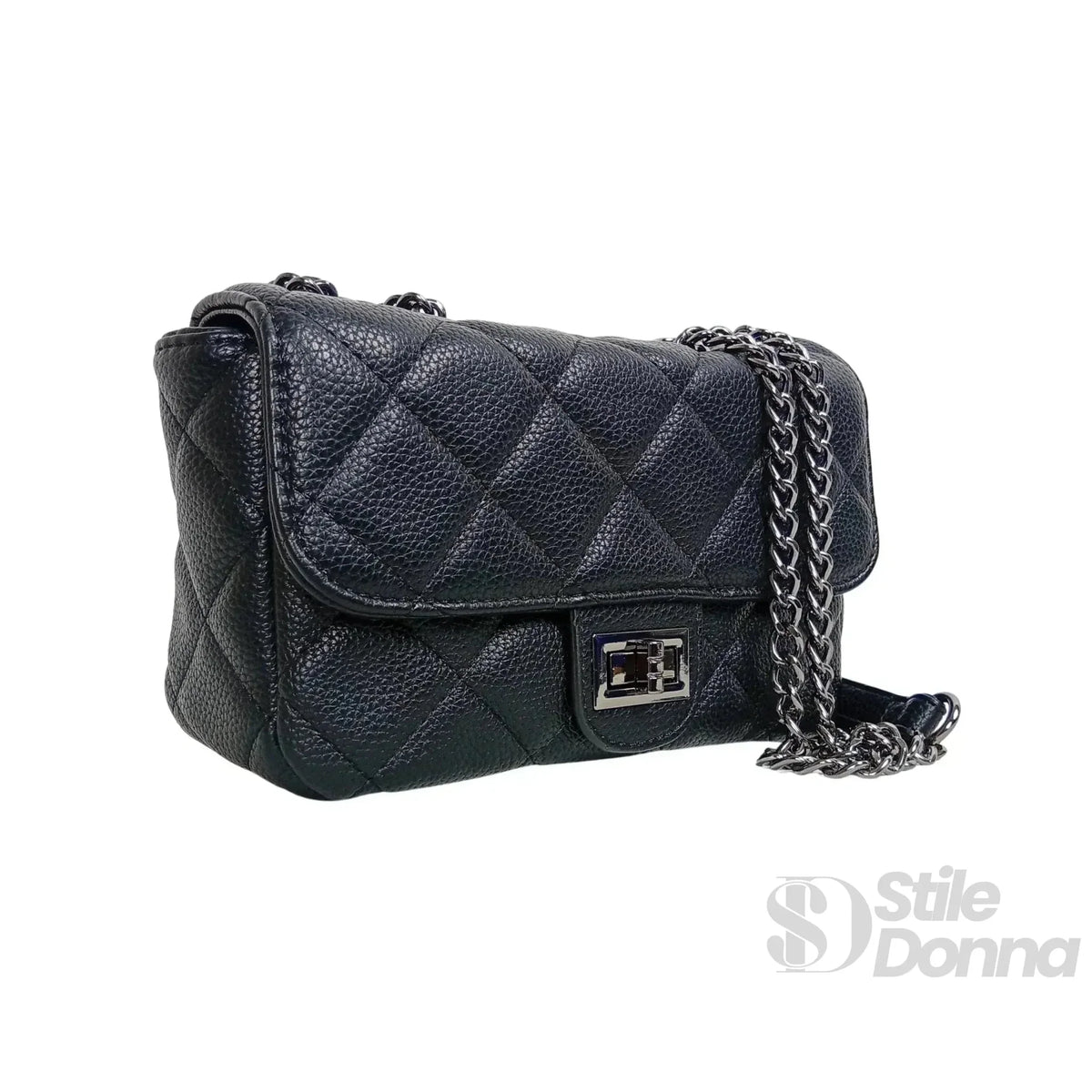 Pouch Clutch in Ecopelle con Catena